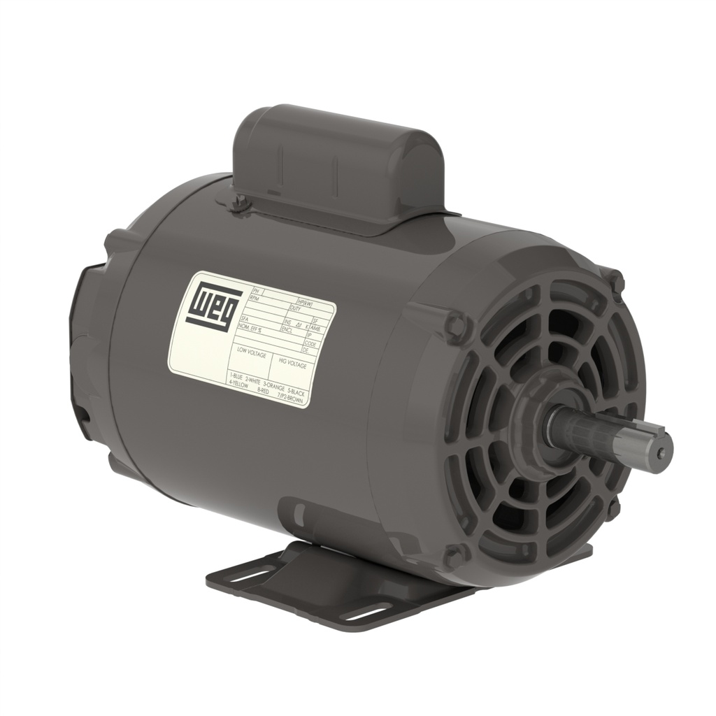 Motor WEG MONOF ABIERTO IP21 - 1 HP 1500 RPM D56 B3
